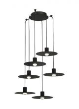 Visual Comfort & Co. Modern Collection 700TRSPEVS6RB-LED930 - Eaves 6 Light Chandelier