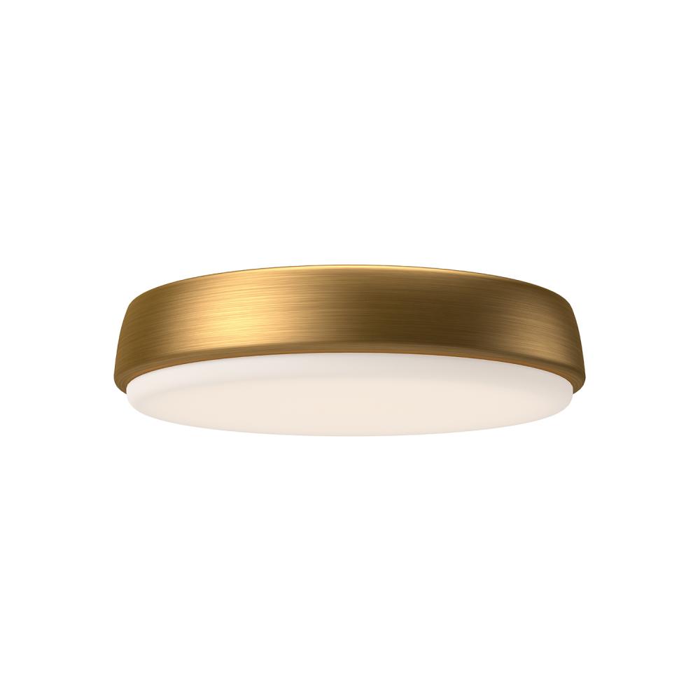 Laval 11-in Aged Gold LED Flush Mount