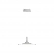 Alora Lighting PD418012WH - Issa 12-in White LED Pendant