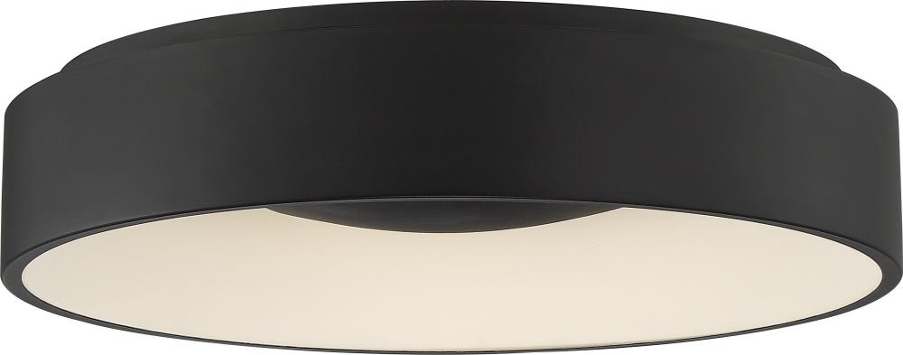 Orbit - LED 18" Flush - Black Finish