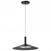 Nuvo 62/2072 - Corrine; 14 Inch LED Pendant; Matte Black; 3K/4K/5K CCT Selectable