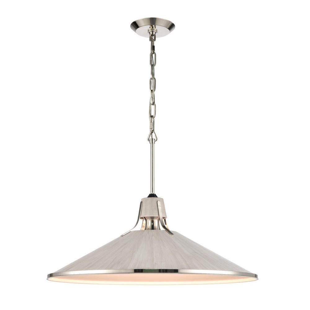 Danique 24'' Wide 1-Light Pendant - Sunbleached Oak