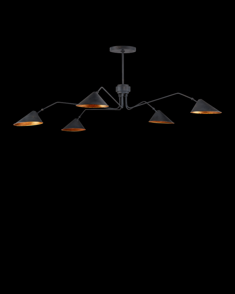 Serpa Black Chandelier