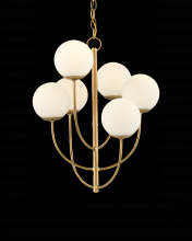 Currey 9000-0819 - Sunnylands Brass Chandelier