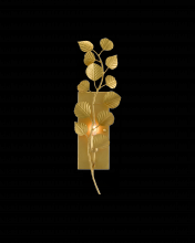 Currey 5000-0189 - Golden Eucalyptus Wall Sconce